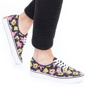 Vans x SpongeBob SquarePants comfycush Alohabob navy blue sneakers (NEW)